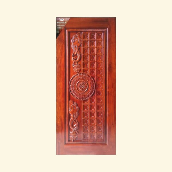 WDT-19 Elephant Design Carving Door